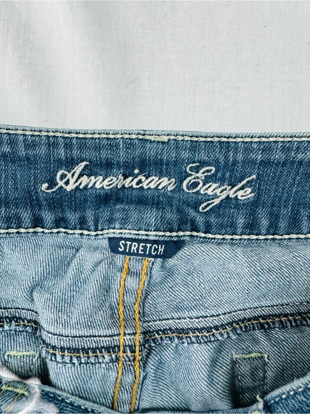 American Eagle Artist Bootcut Jeans Womens 4 Stretch Medium Wash Low Rise Y2K